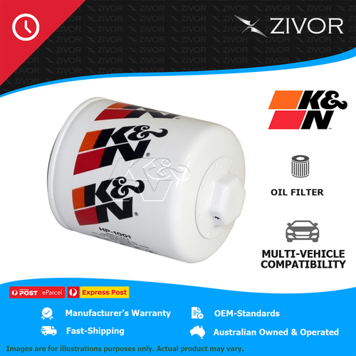 New K&N Oil Filter Spin On For HOLDEN STATESMAN VS SERIES 3 3.8L #HP-1001