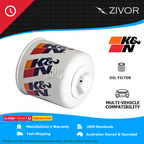 New K&N Oil Filter Spin On For MITSUBISHI PAJERO NJ 3.5L 6G74 #HP-1004
