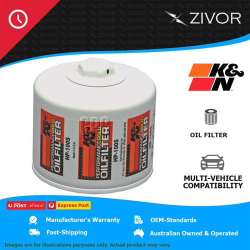New K&N Oil Filter Spin On For MITSUBISHI MAGNA TR 2.6L 4G54 KNHP-1005
