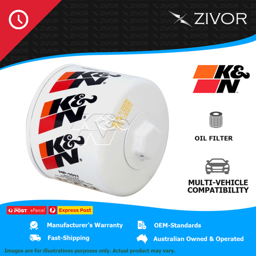 New K&N Oil Filter Spin On For CHEVROLET CAMARO 5.0L 302 cu.in Chev #HP-1011