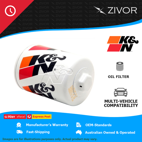 K&N Oil Filter Spin On For JAGUAR S-TYPE X204 4.2L AJV8 AJ133 AJ134 #HP-1014