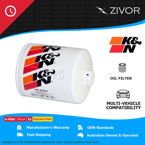 New K&N Oil Filter Spin On For CHEVROLET C-SERIES C10, C20, C30 5.7L #HP-2002