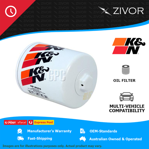 New K&N Oil Filter Spin On For HOLDEN COMMODORE VB 5.0L 308 cu.in Red #HP-2003