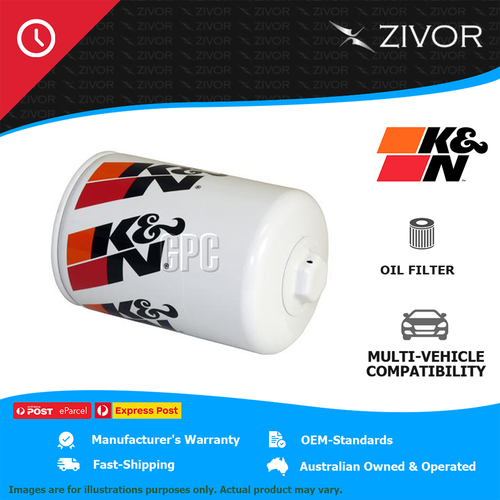 New K&N Oil Filter Spin On For TOYOTA LANDCRUISER FZJ75R 4.5L 1FZ-FE #HP-3001
