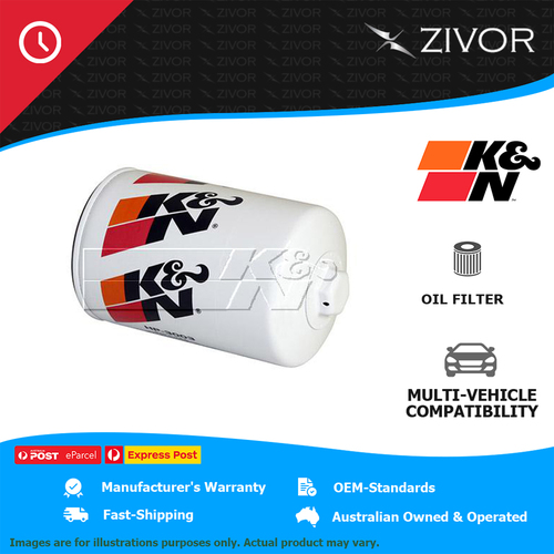 New K&N Oil Filter For GMC SIERRA 2500HD, 3500HD GEN3 6.6L Duramax #HP-3003