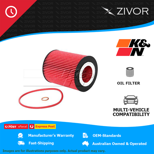 New K&N Oil Filter For BMW 530i E61 3.0L N52 B30 A #HP-7007
