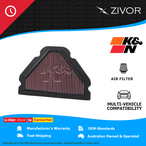 K&N Performance Air Filter Panel For Kawasaki ZX900 Ninja ZX-9R 899 #KA-9098