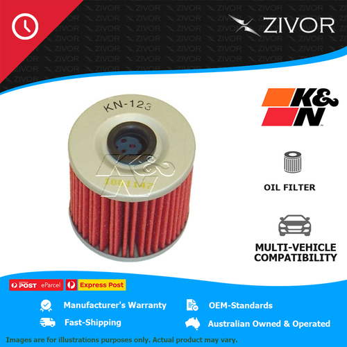 New K&N Oil Filter Cartridge For Kawasaki KEF300 Lakota 290 #KN-123