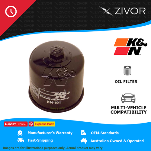 New K&N Oil Filter Spin On For Triumph Speedmaster 865 #KN-191