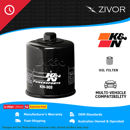 New K&N Oil Filter Spin On For Honda NT650 Hawk GT 650 #KN-303