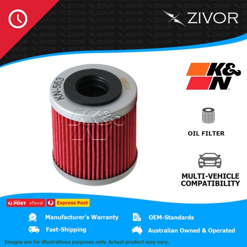 New K&N Oil Filter Cartridge For Derbi GPR 4T 125 #KN-563