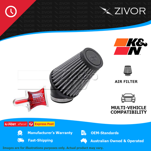 New K&N Universal Rubber Air Filter - cotton gauze 1 Year Warranty #R-1100