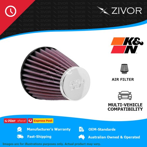 New K&N 102mm Air Filter Round Tapered-cotton gauze 1 Year Warranty #RC-1200