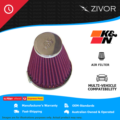 New K&N 102mm Air Filter Round Tapered - cotton gauze 1 Year Warranty #RC-1920