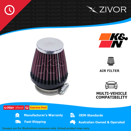New K&N Performance 76mm Air Filter Round-cotton gauze 1 Year Warranty #RC-2320