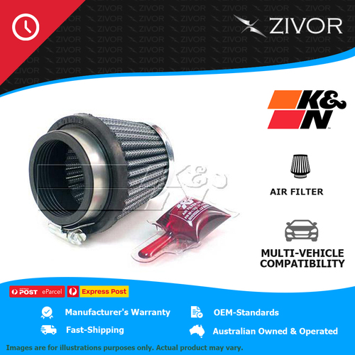New K&N Universal Air Filter - cotton gauze 1 Year Warranty #RC-2500