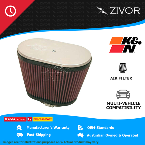 New K&N Performance 159mm Air Filter Oval-cotton gauze 1 Year Warranty #RD-4400
