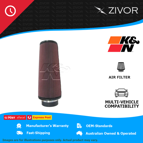 New K&N 356mm Air Filter Round Tapered-cotton gauze 1 Year Warranty #RE-0880