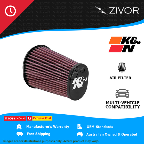 New K&N Universal Rubber Air Filter-cotton gauze 1 Year Warranty #RE-0960