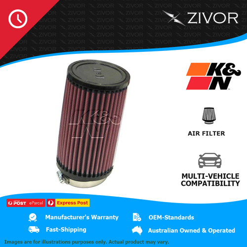 New K&N 178mm Air Filter Round-cotton gauze reusable 1 Year Warranty #RU-1480