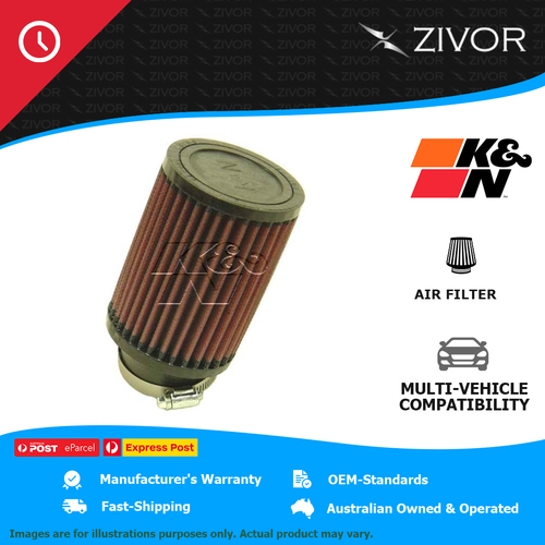 New K&N Performance 127mm Air Filter Round-cotton gauze 1Y Warranty #RU-1710
