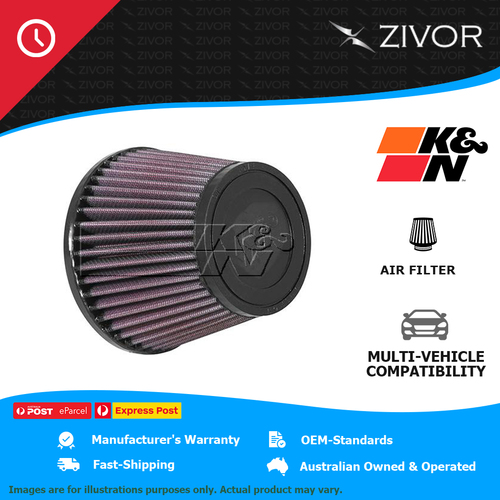 New K&N Universal Rubber Air Filter - cotton gauze 1 Year Warranty #RU-2990