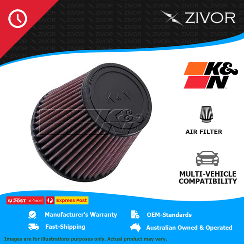 New K&N Universal Rubber Air Filter-cotton gauze 1 Year Warranty #RU-3580