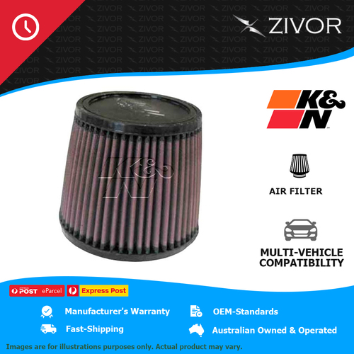 New K&N 127mm Air Filter Round Tapered-cotton gauze 1 Year Warranty #RU-4450