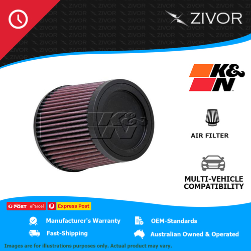 New K&N Universal Rubber Air Filter - cotton gauze 1 Year Warranty #RU-4950