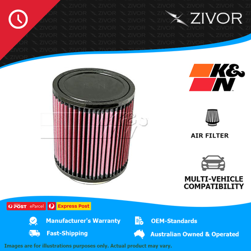 New K&N Universal Rubber Air Filter - cotton gauze 1 Year Warranty #RU-5114