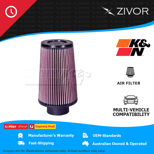 New K&N Universal Rubber Air Filter - cotton gauze 1 Year Warranty #RU-5122
