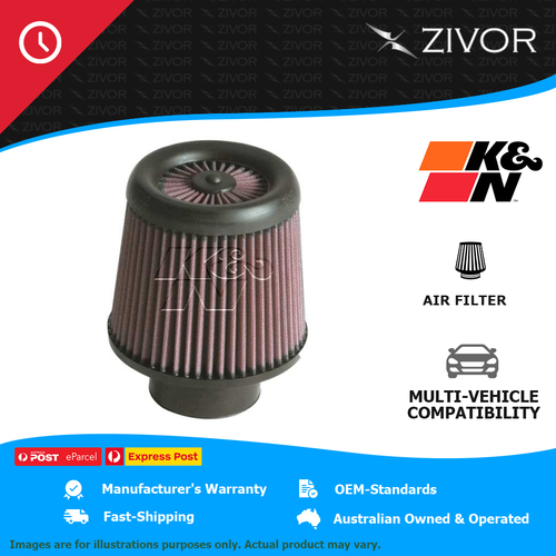New K&N 141mm Air Filter Round Tapered-cotton gauze 1 Year Warranty #RX-4990