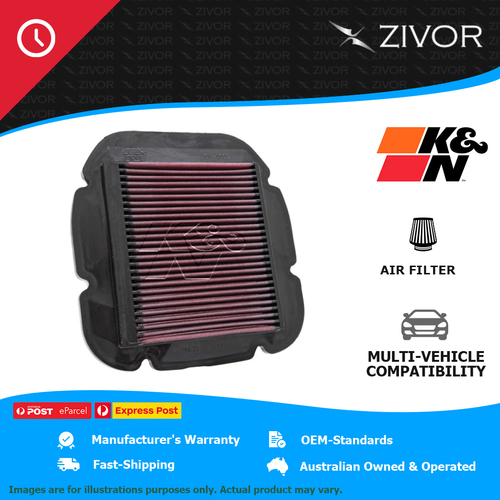 K&N Air Filter Panel For Suzuki DL650A V-Strom ABS Adventure 645 #SU-1002