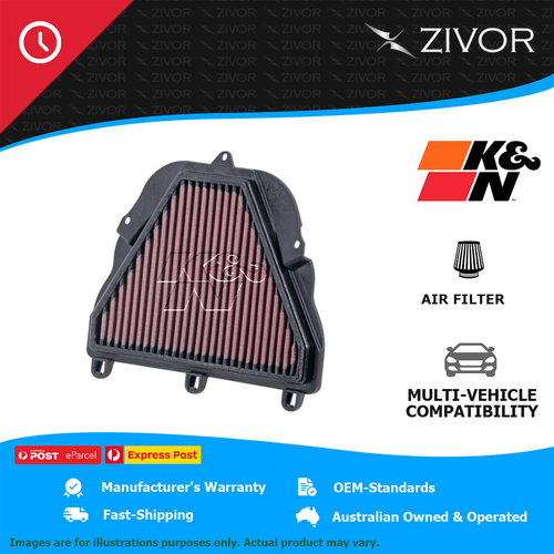 New K&N Performance Air Filter Panel For Triumph Street Triple R 675 #TB-6706