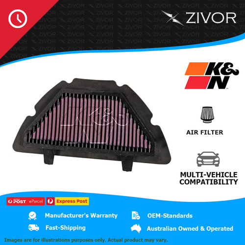 New K&N Performance Air Filter Panel For Yamaha YZF R1 998 #YA-1007