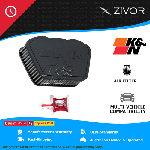 New K&N Air Filter Panel For Yamaha XVS1300 V-Star 1300 #YA-1307