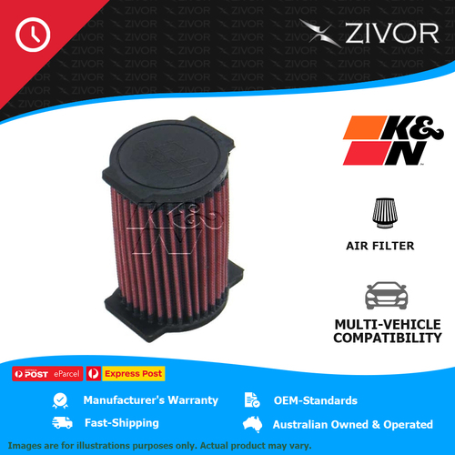 New K&N Performance Air Filter Round For Yamaha YFM250 Moto-4 195 #YA-2597