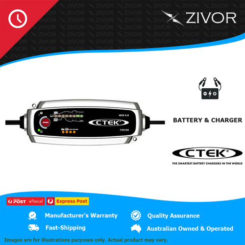 New CTEK Battery Charger 12V 5Amp .64kg - 5 Year Warranty MXS5.0