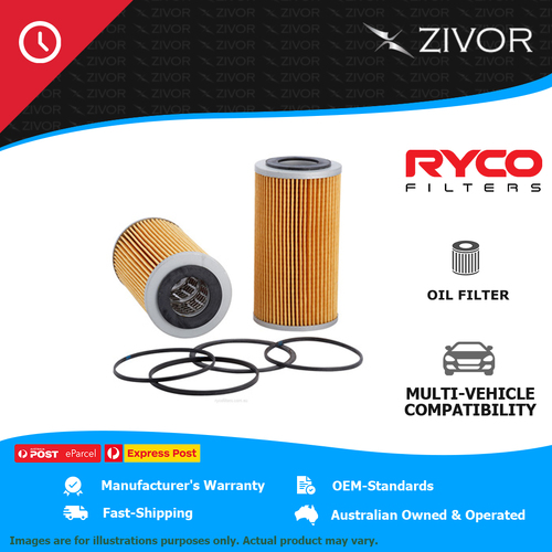 New RYCO Oil Filter Cartridge For ASTON MARTIN DB5 4.0L AJ6 R236P