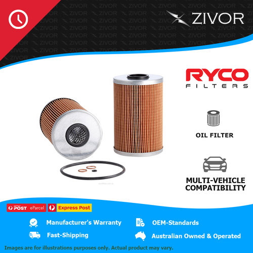 New RYCO Oil Filter Cartridge For BMW 535i E34 3.4L M30 B35 R2418P
