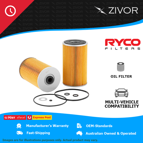 New RYCO Oil Filter Cartridge For HINO SUPER DOLPHIN FS1K 12.9L K13C R2477P