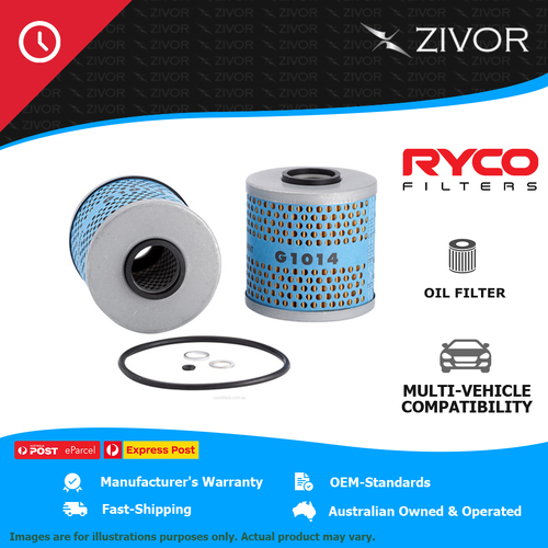 New RYCO Oil Filter Cartridge For BMW 318i E30 1.8L M40 B18 R2583P