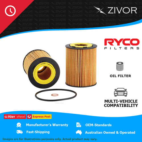 New RYCO Oil Filter Cartridge For BMW Z3 E36-7 3.0L M54 B30 R2592P