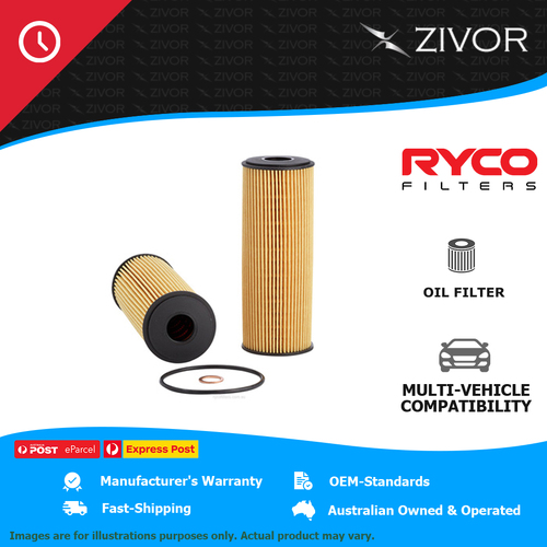 New RYCO Oil Filter Cartridge For MERCEDES-BENZ C200 KOMPRESSOR W203 R2596P
