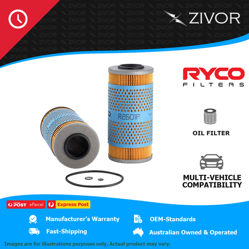 RYCO Oil Filter Cartridge For MERCEDES-BENZ SPRINTER 904 412D 2.9L OM602 R2601P
