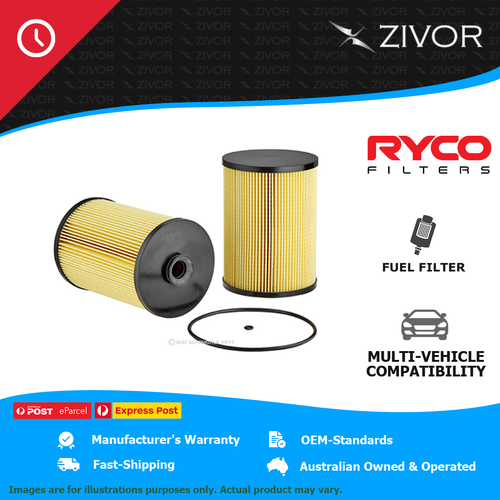 RYCO Fuel Filter Cartridge For MITSUBISHI FUSO AERO MS86 12.9L 6M70-1AT2 R2603P