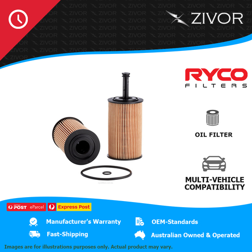 New RYCO Oil Filter Cartridge For PEUGEOT 206 T1 1.6L TU5JP (NFZ) R2608P