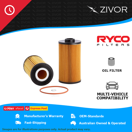 New RYCO Oil Filter Cartridge For BMW 735i E38 3.5L M62 B35 R2614P