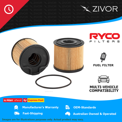 New RYCO Fuel Filter Cartridge For PEUGEOT 406 D9 HDi 2.0L DW10ATED (RHZ) R2631P