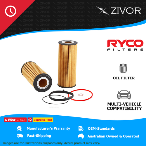 New RYCO Oil Filter Cartridge For AUDI A6 C6 4F 3.0L CAJA R2632P